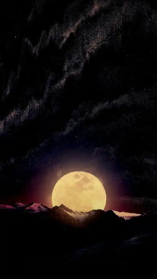 有哪些适合做手机壁纸的黑底色图片?