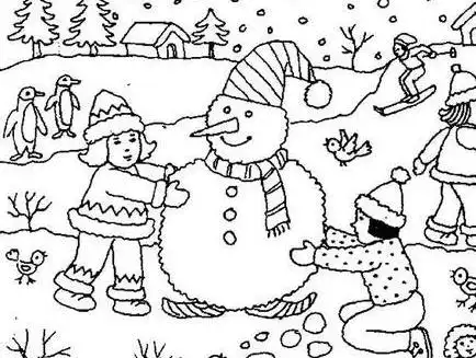 幼儿风景简笔画大全_乡村的美景 大自然简笔画 - 9252儿童网