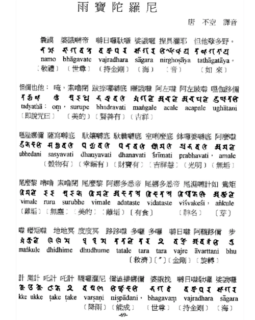 下一页 相关主题 你可能喜欢 宝箧印陀罗尼 佛说雨宝陀罗尼经 宝箧印