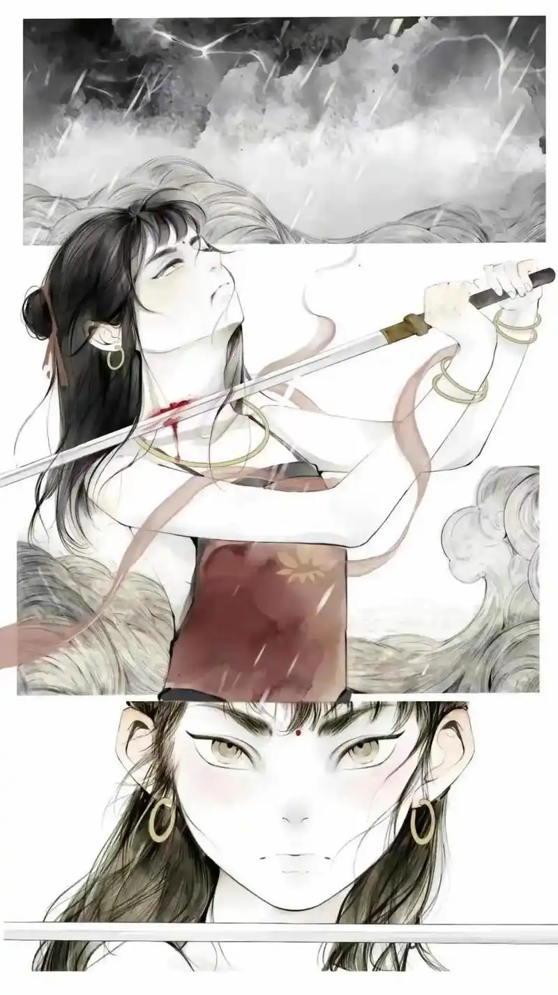 哪吒自刎图壁纸.#哪吒自刎图壁纸 #古风头像 #哪吒自刎 # - 抖音