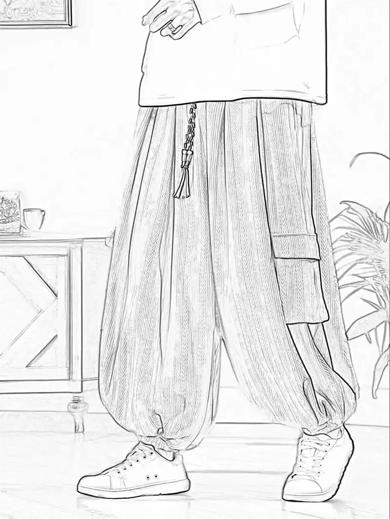 秋冬男士阔腿灯笼裤来啦!这裤子是时尚与保