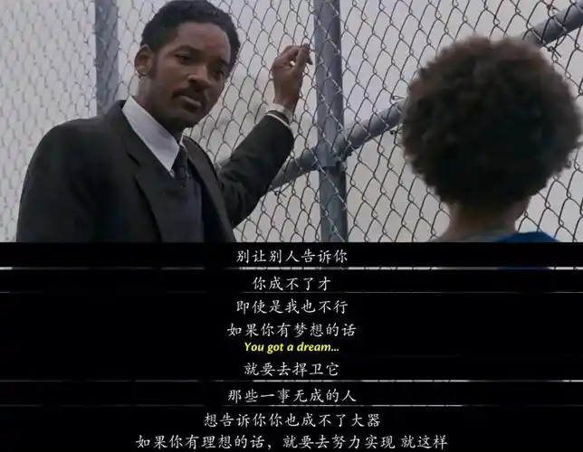 笔记灵感  #台词拼接  #当幸福来敲门  #电影截图  #父亲节  #父墙谮