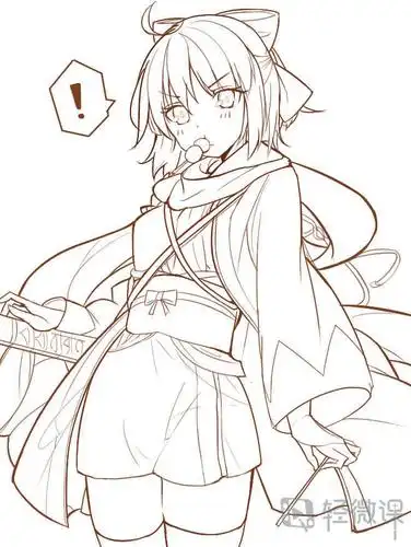 主线与辅线的练习 —人物线条的基础训练 举报