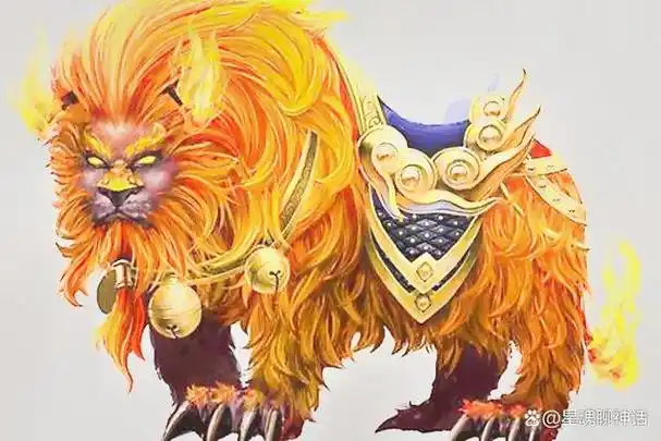 观音菩萨坐骑——金毛犼