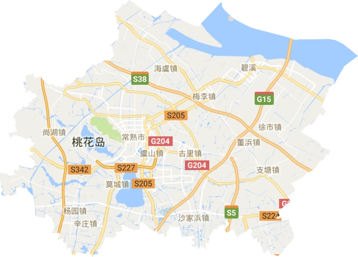 常熟市高清电子地图