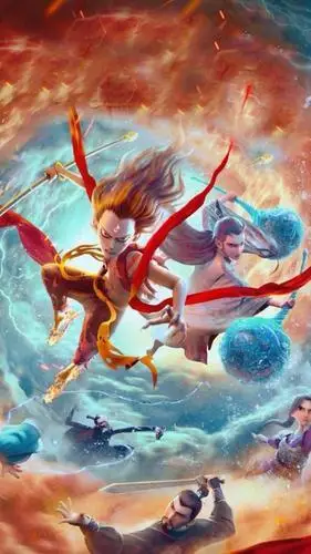 降世哪吒简笔画哪吒变身后简笔画哪吒之魔童降世哪吒变身后的简笔画