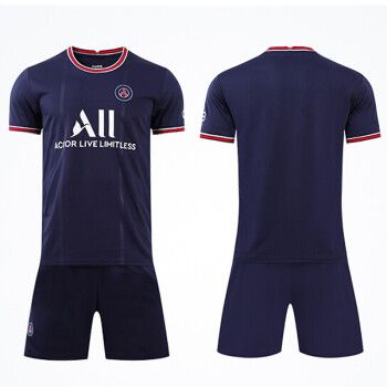 旋霸大巴黎球衣法甲联赛新赛季足球服套装男队服定制姆巴佩梅西球衣