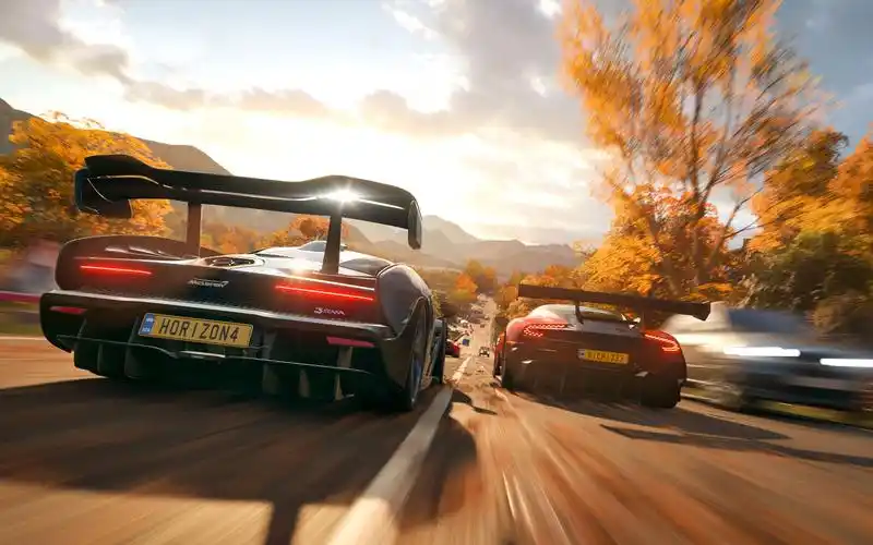 《极限竞速:地平线4》最高画质雨天山脚越野赛