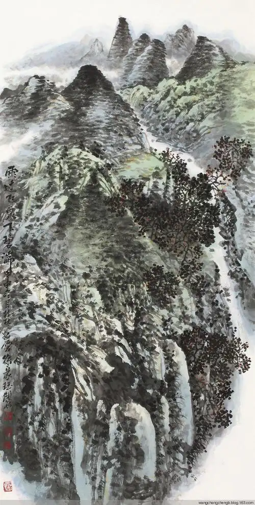 徐家珏山水作品欣赏