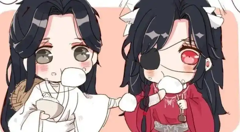 q版的花城主和怜怜天官赐福/谢怜/花城