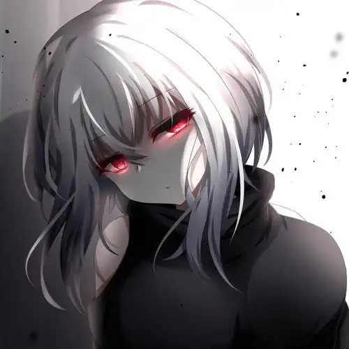 暗黑系女生动漫头像害怕吗