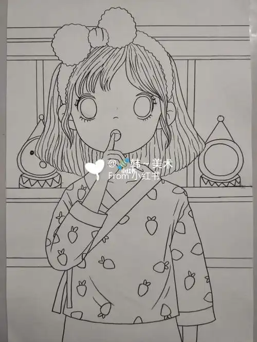 简单人物绘画学画人物简单又漂亮