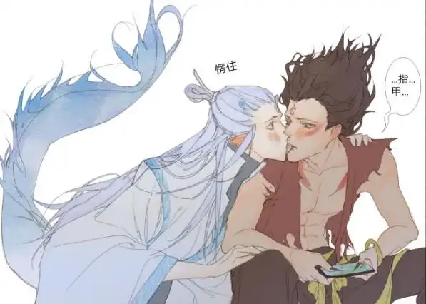 哪吒和敖丙的日常,敖丙竟然偷亲哪吒,真是太甜了!