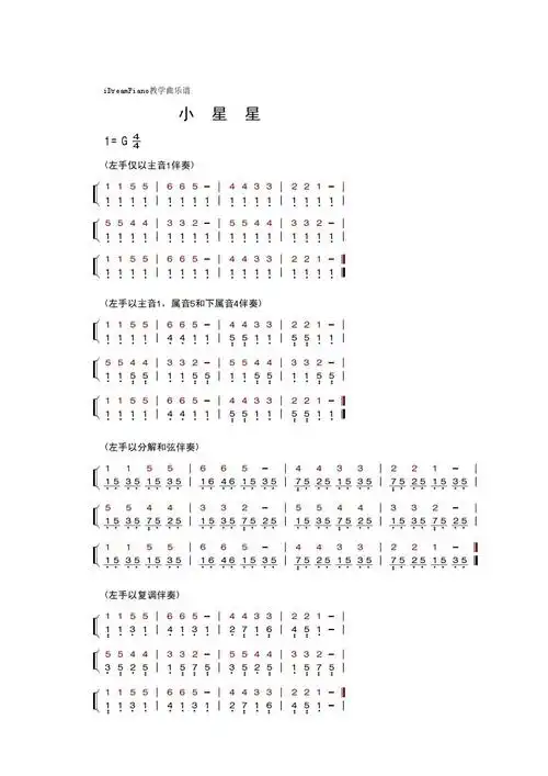 先练这首《小星星》吧.