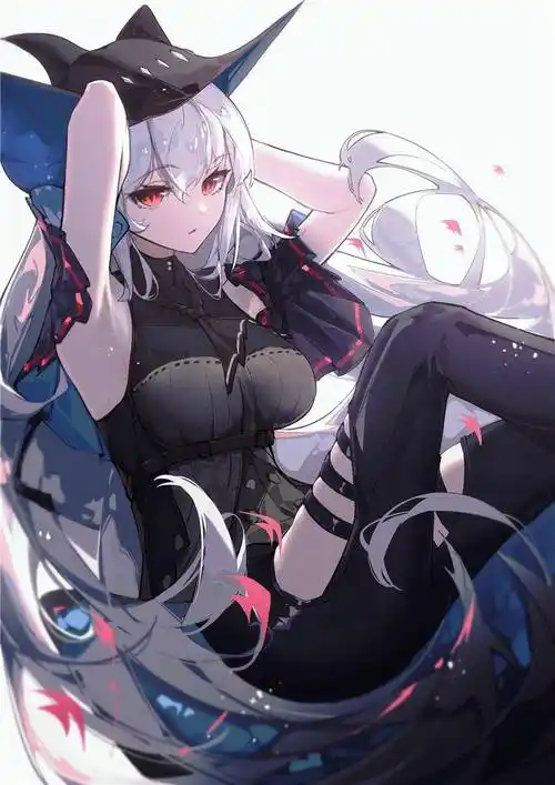 分享一组二次元女生头像 银发美少女特辑p站美图欣赏_白发