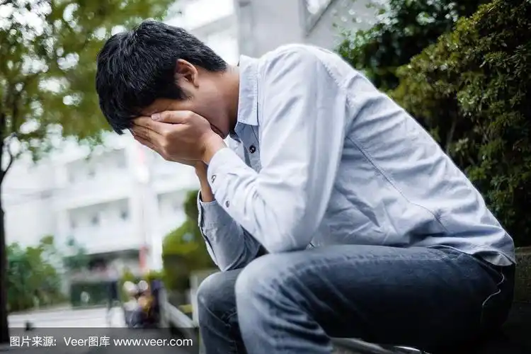 男人,绝望,注视镜头,沟通障碍,长椅