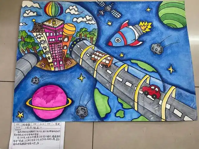 科幻画优秀作品展(二) - 湘西雅思实验学校(初中部)