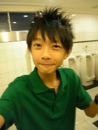 初中男生照片,帅一点的,萌