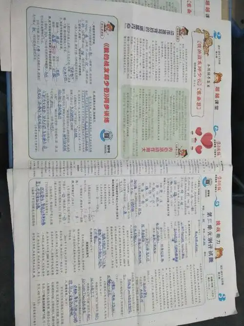 五年级报纸导学案答案