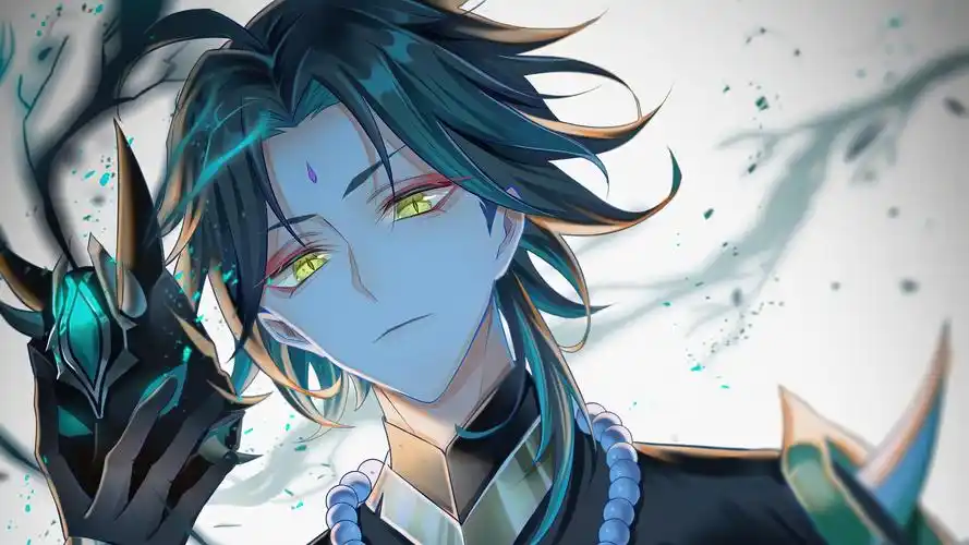 求原神魈高清美图无水印