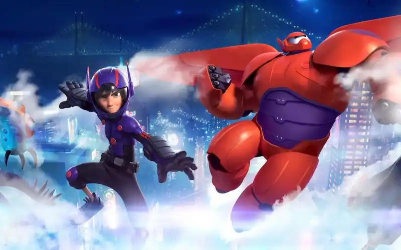 超能陆战队电影高清壁纸超能陆战队电影壁纸动漫帅哥小宏大白弗雷德