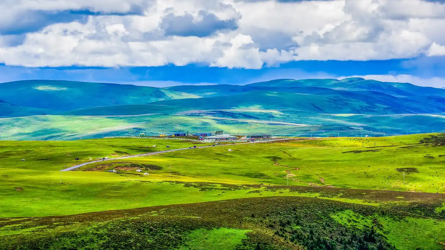 奔赴春天的旅行# 春游,纳帕海则是当地最大的草原景区,得益于优越的