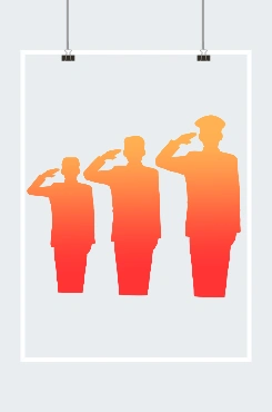 抗美援朝70周年军人剪影