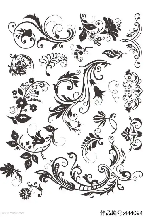 花纹花边欧式矢量图常用