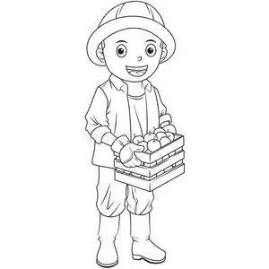 漫画黑的和白色的排队男性的农场主佃户租种的土地一盒关于一pp照片