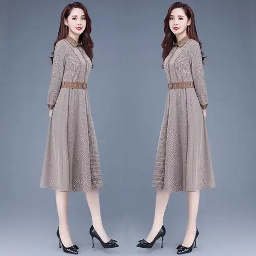 高端连衣裙大牌春秋