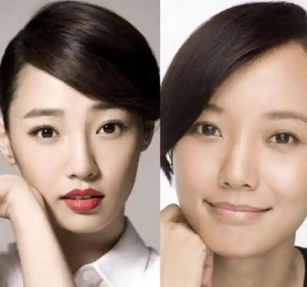 李小璐和周迅四十五度角网上看的时候最像.