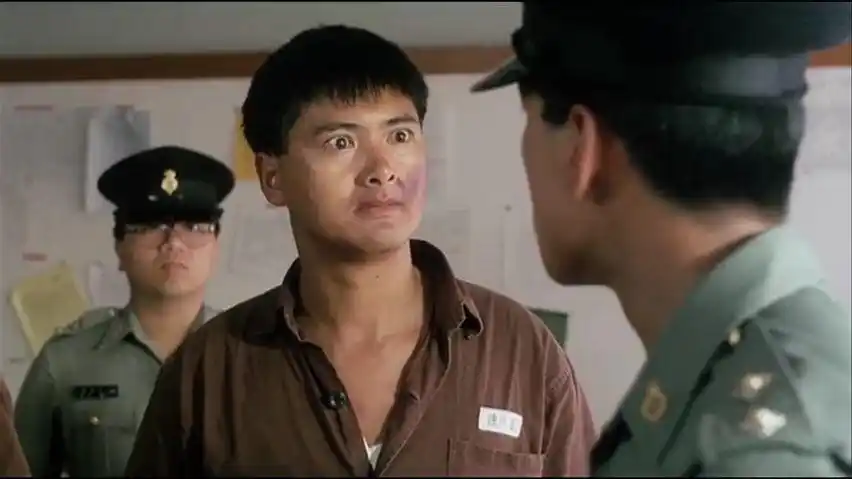 监狱风云,周润发"我大声讲嘢唔代表我冇礼貌,阿sir!