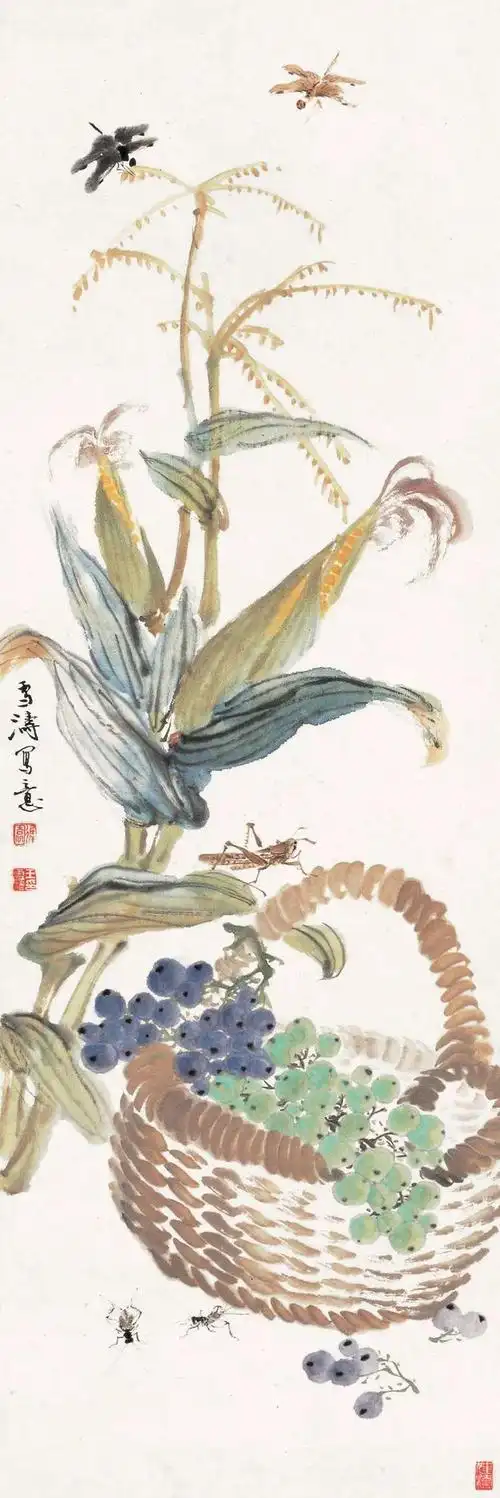 王雪涛蔬果小品|花鸟画|花鸟画家_网易订阅