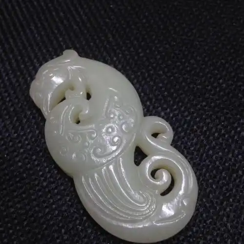 晚清和田玉凤玉佩长555cm宽313cm