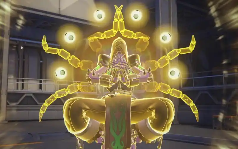 【守望先锋】禅雅塔皮肤表情特写一览(4) 金皮(二)