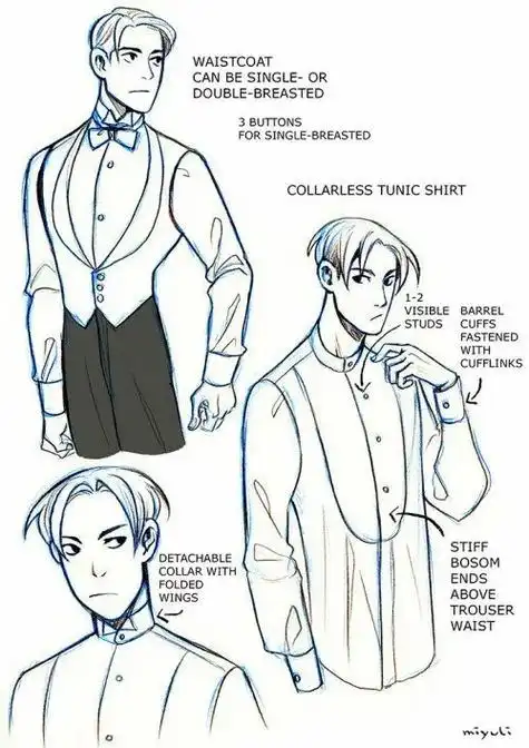 男士西装怎么画男士正装的绘制参考