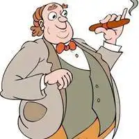 老头抽烟头像图片漫画_微信头像图片大全