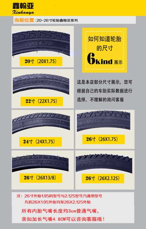 山地车外胎自行车轮胎26寸12/14/16/18/20/24x1.95/2.125童车轮胎
