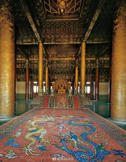 太和殿内景正面-全景