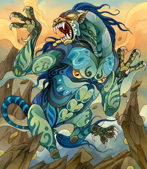 山海经里异兽全集大图玄幻小说写手的最爱