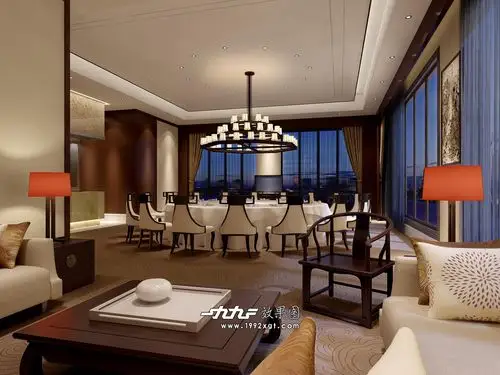 一九九二效果图-餐饮包间