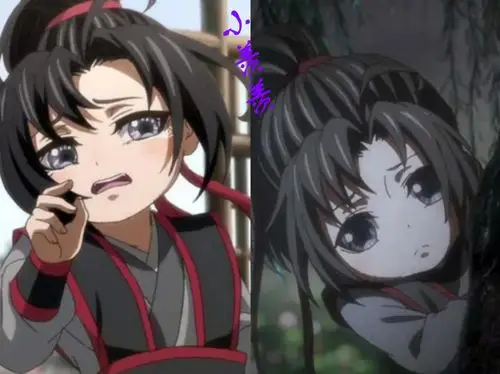 原创魔道众人的小时候羡羡怕狗惹人怜江澄嘟嘴超萌师姐真好