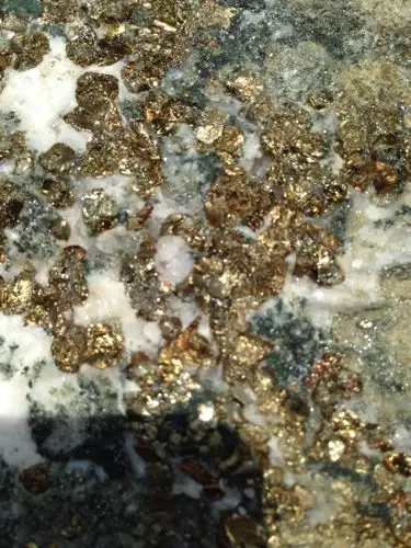 大家看看这石头里面是金子吗?