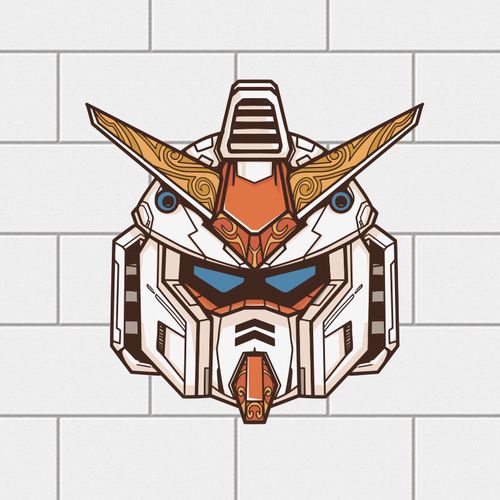 机动战士高达头像gundam敢达 日本动漫机器人机甲装甲汽车贴纸