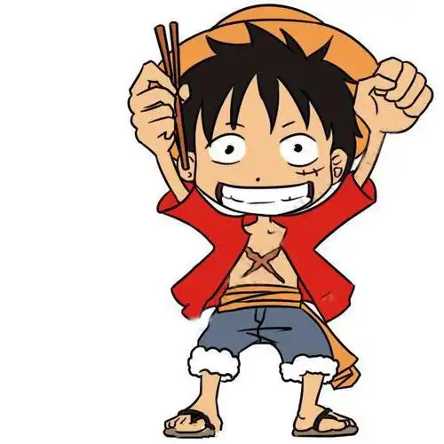 动画片人物彩色简笔画