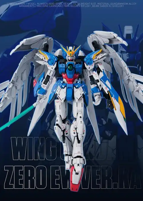 [作例]1/100 mg 飞翼零式改/掉毛 高达gk制作