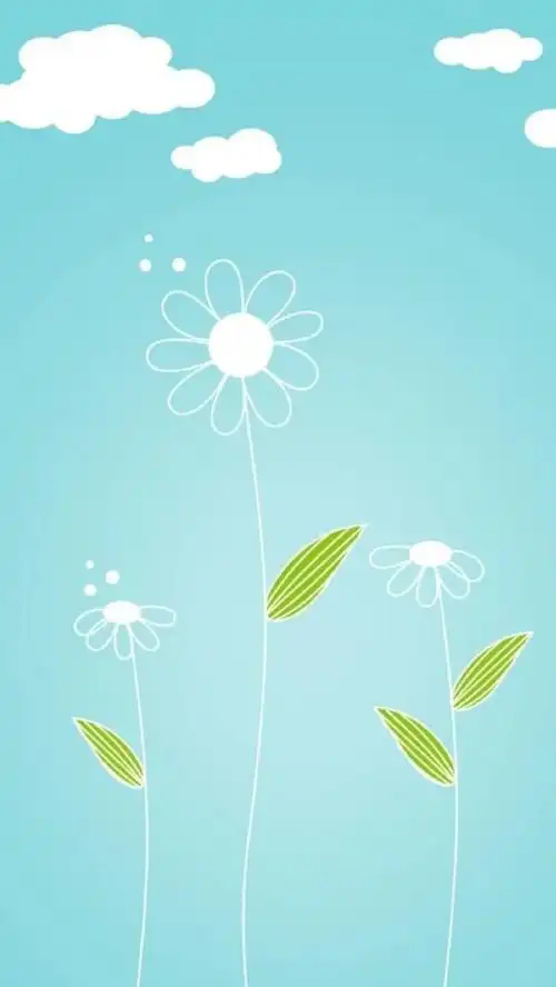 iphone 壁纸 锁屏 微信 背景 手绘 插画 平铺