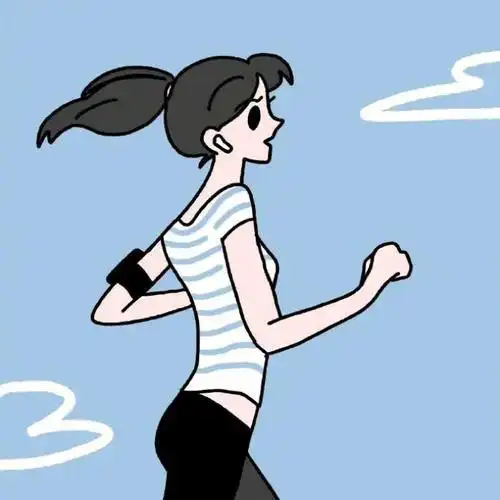 很酷的健身头像图片女