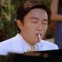 周星驰抽烟头像大全 周星驰头像高清图片无水印