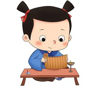 儿童 古代 看书 人物 卡通 其他看书元素